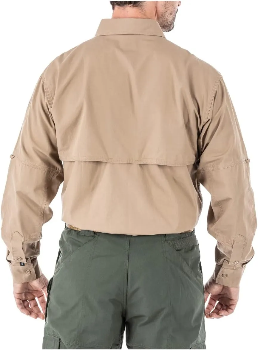 5.11 Tactical Long Sleeve Work Shirt, 100% Cotton Canvas, Style 72157