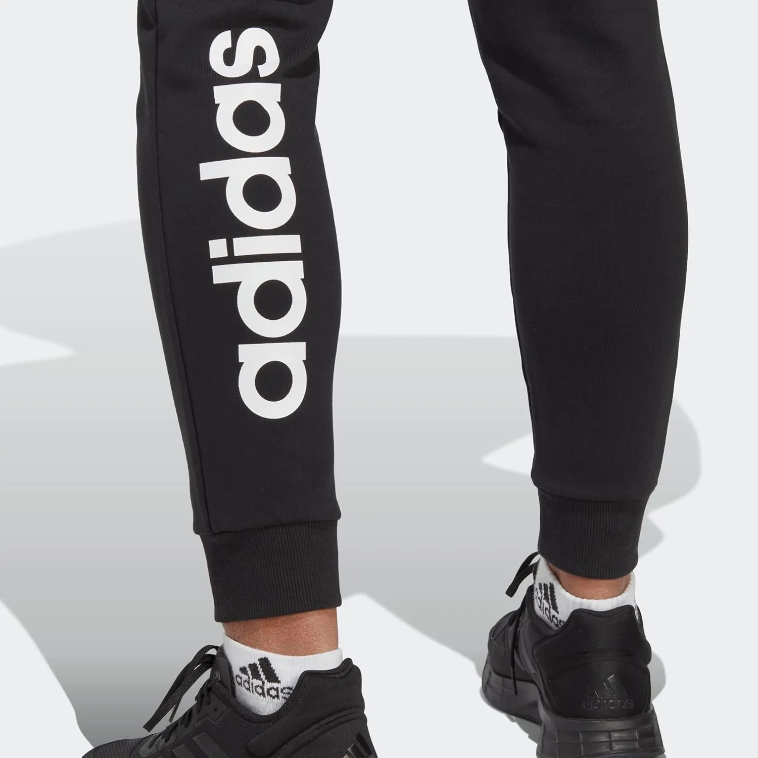 adidas Women's Essentials Linear French Terry Cuffed Pants