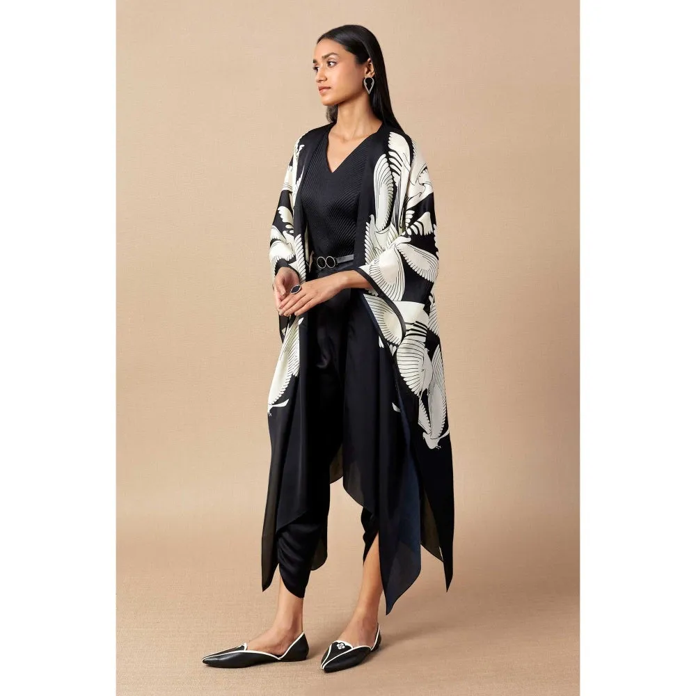 AMPM Black & White Maynah Dhoti (Set of 3)
