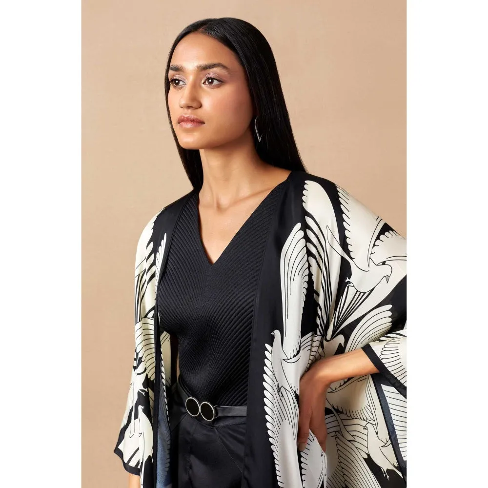 AMPM Black & White Maynah Dhoti (Set of 3)