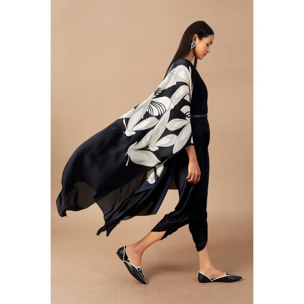AMPM Black & White Maynah Dhoti (Set of 3)