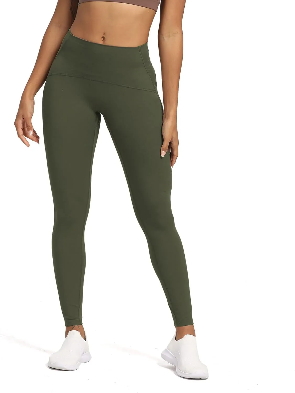 Aoxjox High Waisted Workout Leggings for Women Tummy Control High Rise Scrunch Buttery Soft Scarlett Yoga Pants