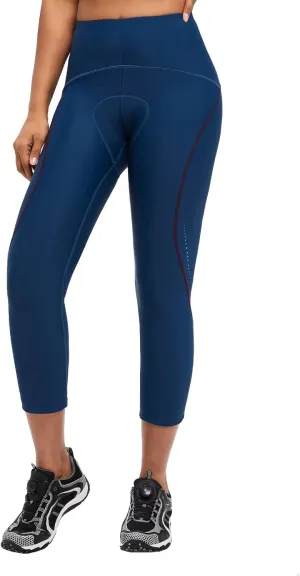 baleaf Women's Bike Pants High Waist 4D Padded Cycling Capris Shorts 3/4 Biking Tights Pockets UPF50 