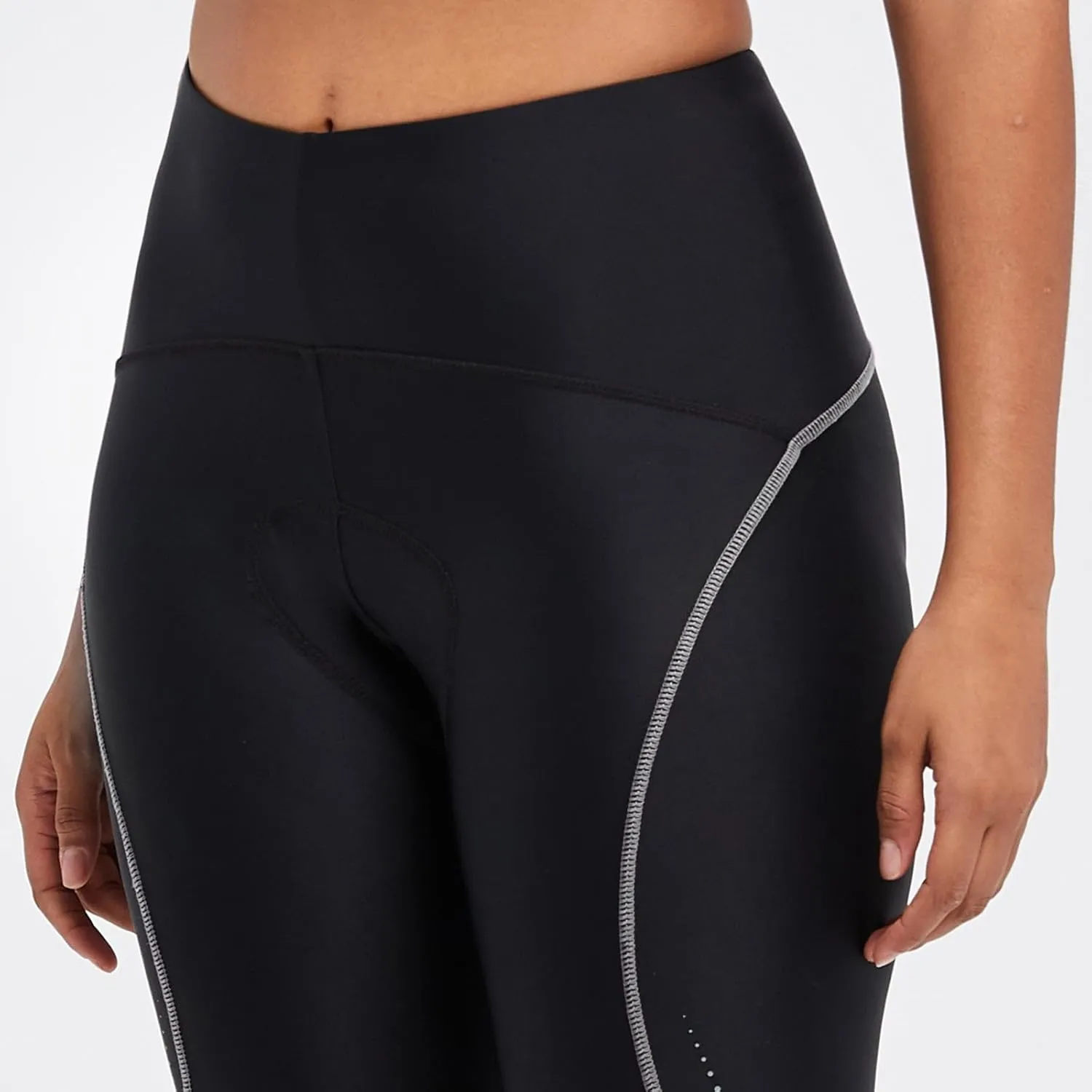baleaf Women's Bike Pants High Waist 4D Padded Cycling Capris Shorts 3/4 Biking Tights Pockets UPF50 