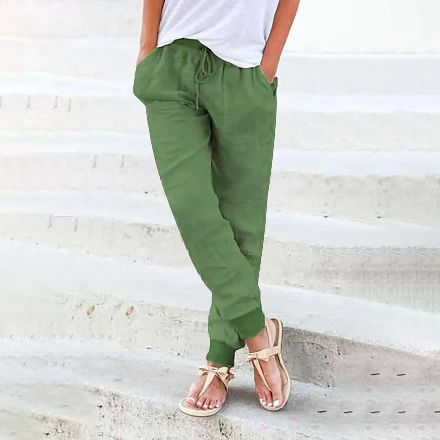 Bootcut Jeans for Women Winter Popular Vacation Jeans with Pockets Fleece Lined Flare Leggings