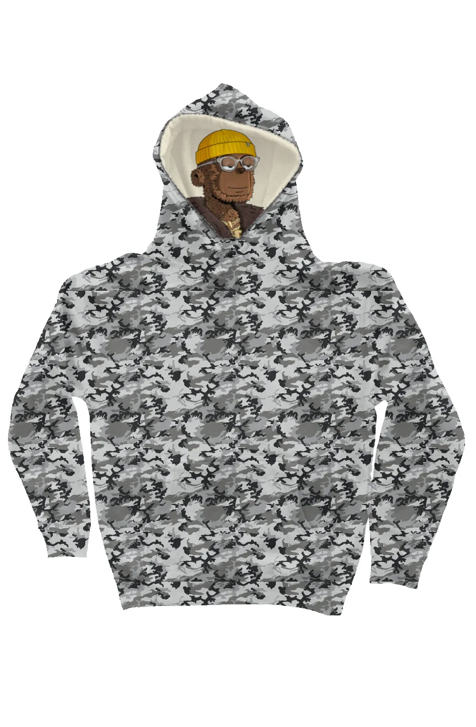 Camo Independent Heavyweight Hoodie feat y00t #526 liner hoodie