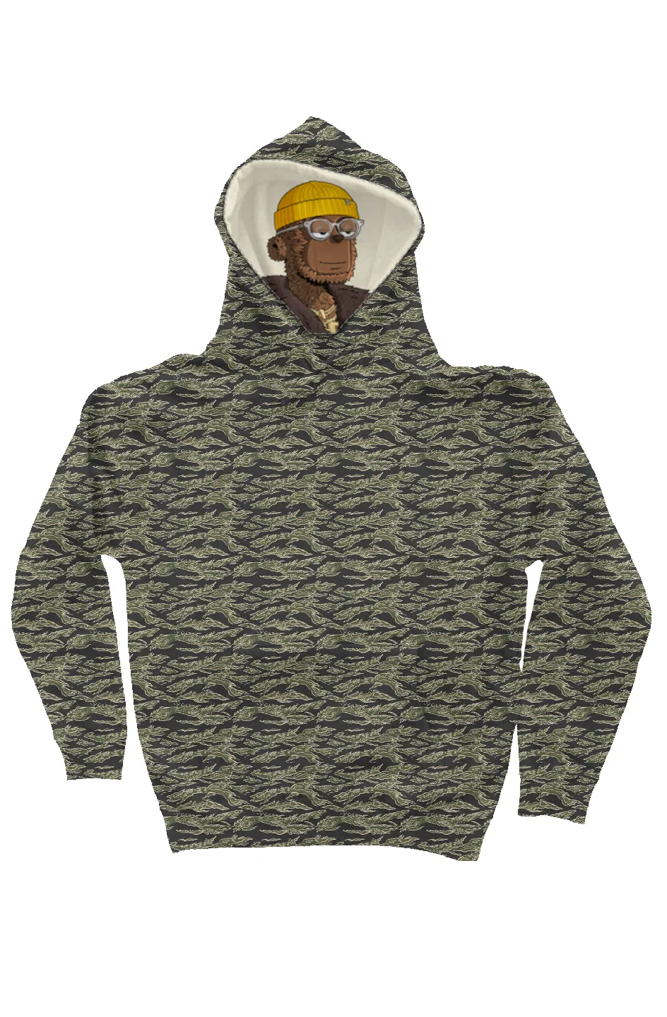 Camo Independent Heavyweight Hoodie feat y00t #526 liner hoodie