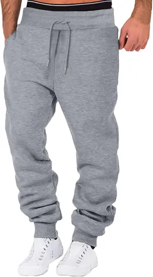 Cargo Sweatpants for Men Big and Tall Sport Pants Drawstring Sports Trousers for Men Mens Cargo Sweatpants Drawstring