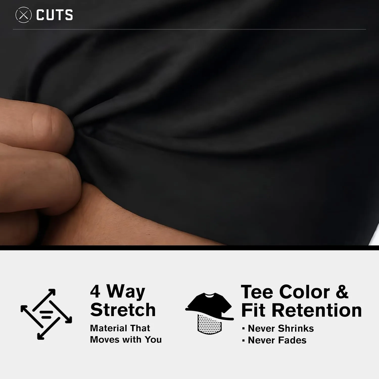 Clothing Men's Premium AO V-Neck Casual Short Sleeve T-Shirt | Classic Curve Hem | PYCA Pro Soft Fabric