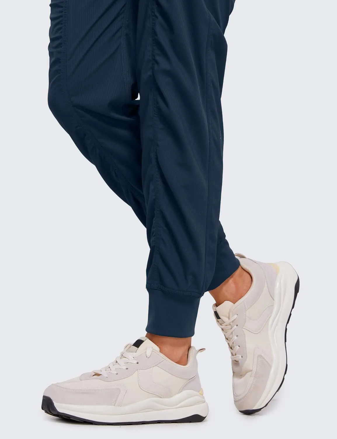 CRZ YOGA Lightweight Workout Joggers for Women, High Waisted Outdoor Running Casual Track Pants with Pockets