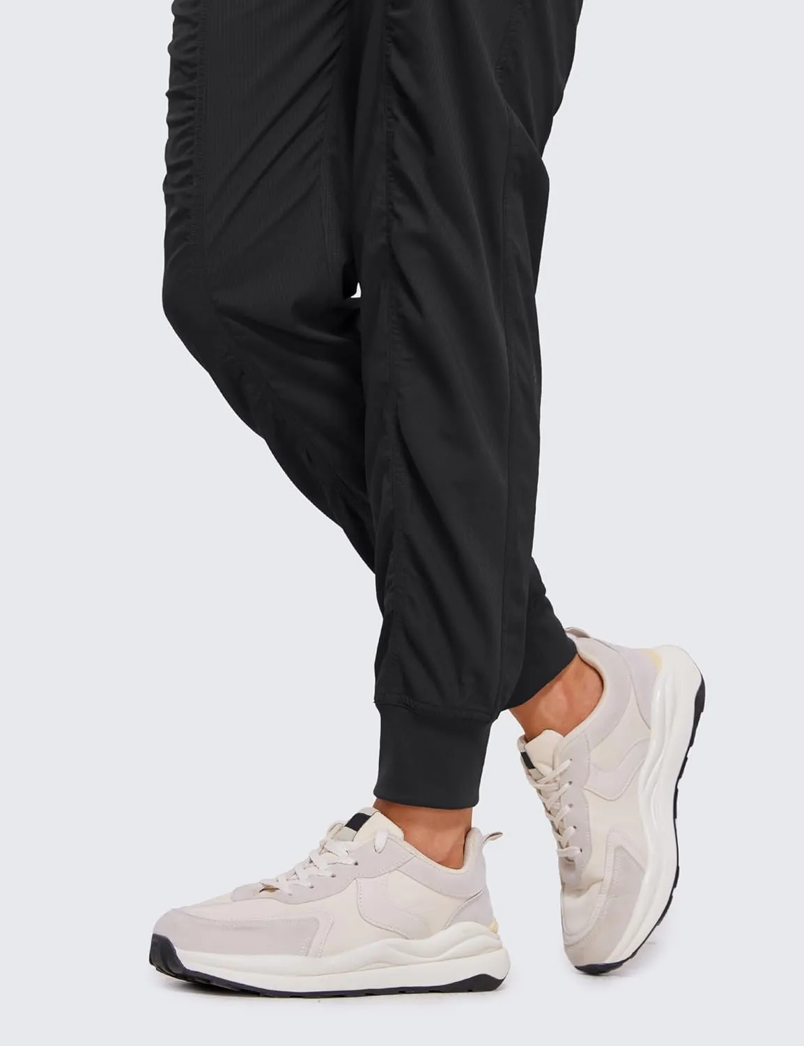 CRZ YOGA Lightweight Workout Joggers for Women, High Waisted Outdoor Running Casual Track Pants with Pockets