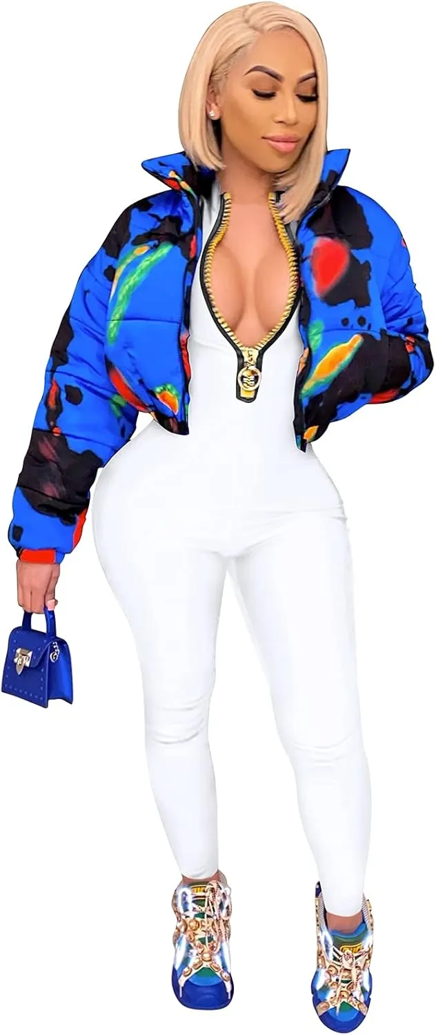 ECHOINE Sexy Jumpsuits for Women Long Sleeve V Neck Zipper Casual One Piece Rompers Bodycon Outfits