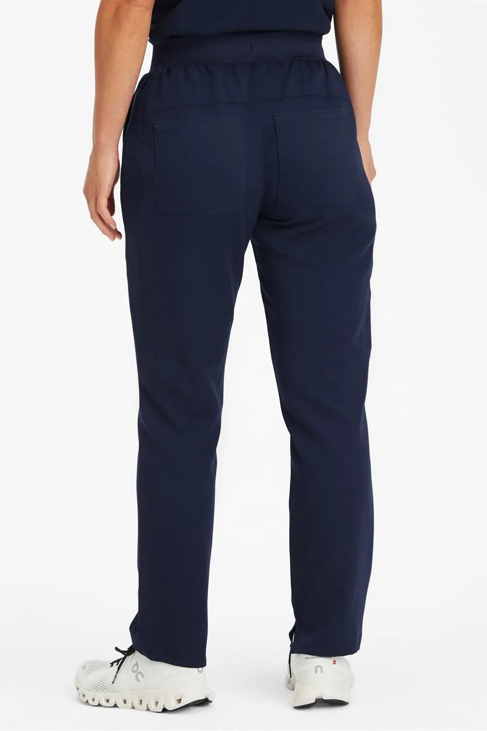 Fabletics Women's Performance Scrub Pant - MotionTech, 4-Way Stretch, Pocket-Packed, Wrinkle-Resist, Semi-Slim Fit