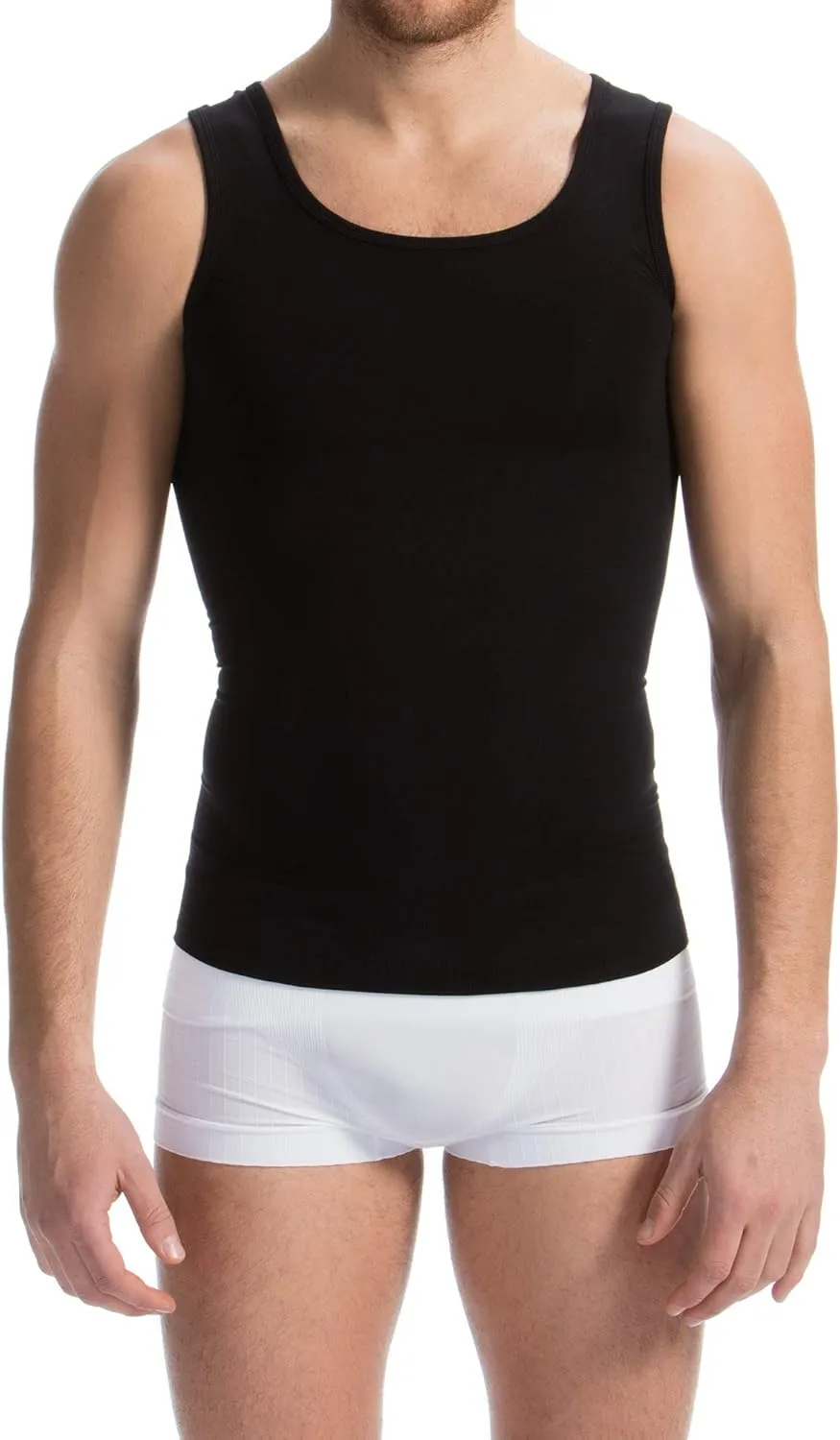 Farmacell Tank Tops Men Made in Italy - Vest Shapewear Tummy Control - Body Shaping - Compression Tank Top Men Slimming - 417