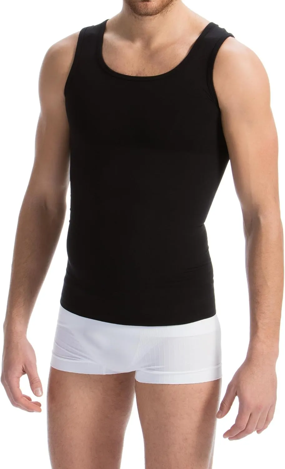 Farmacell Tank Tops Men Made in Italy - Vest Shapewear Tummy Control - Body Shaping - Compression Tank Top Men Slimming - 417