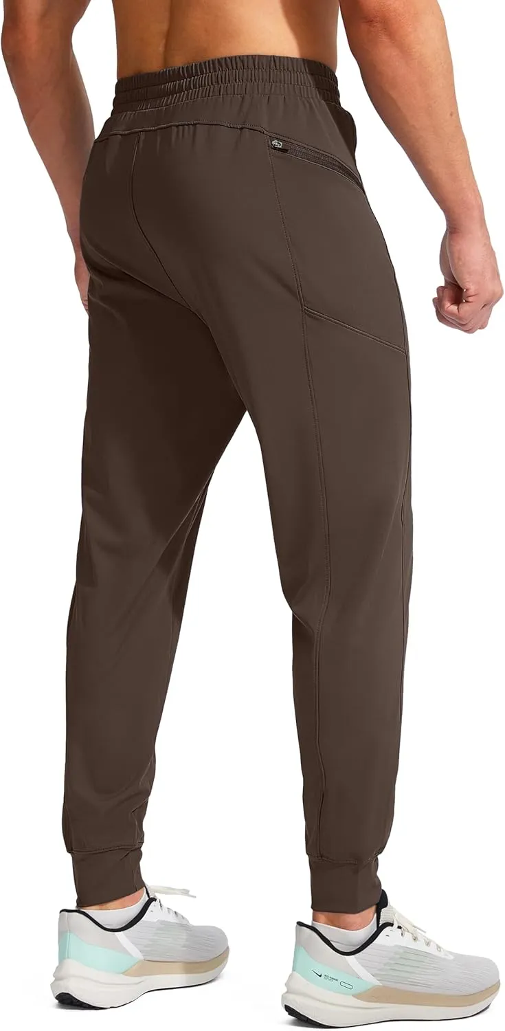 G Gradual Men's Joggers Pants with Zipper Pockets Stretch Athletic Sweatpants for Men Workout Jogging Running