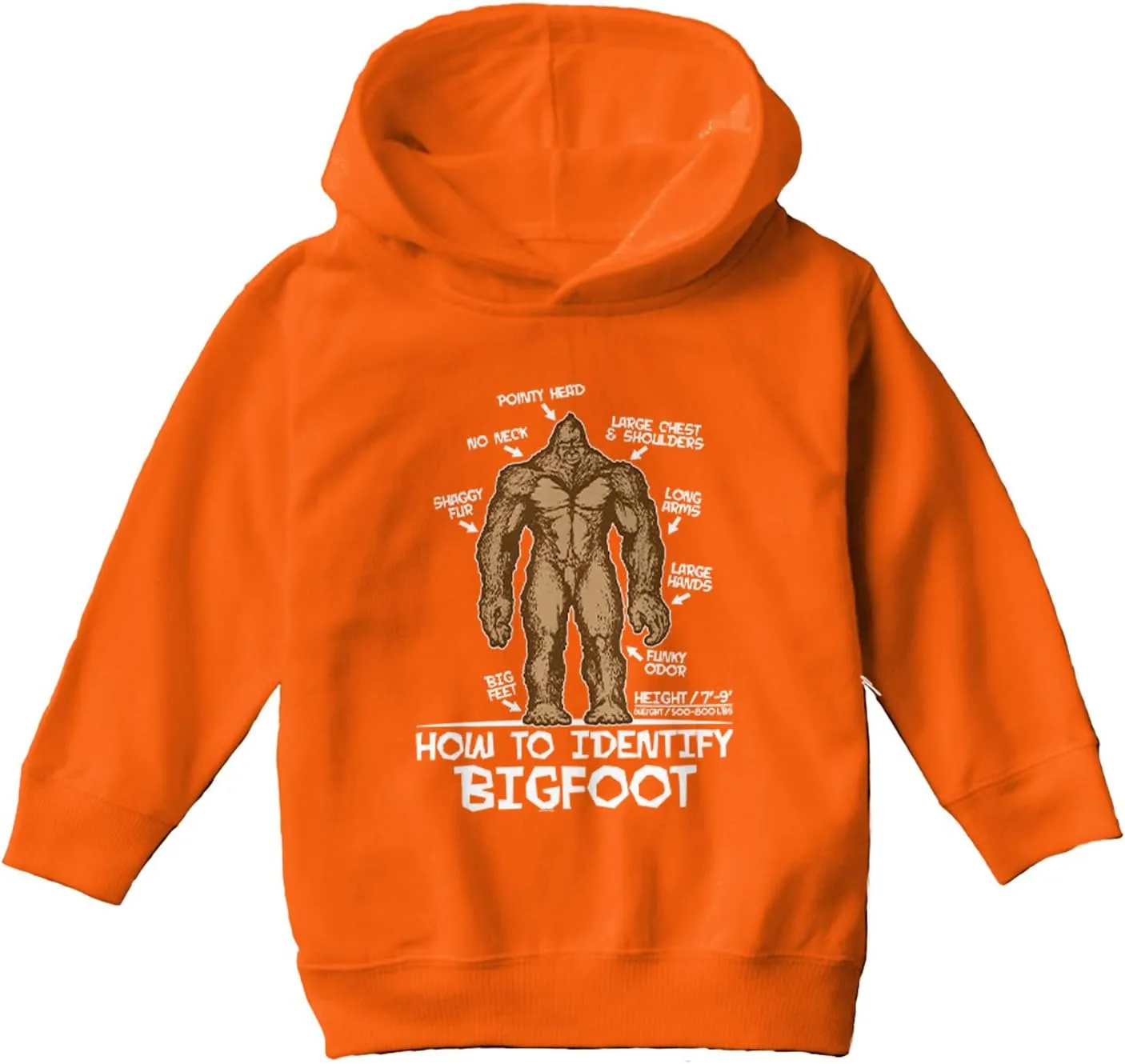 Haase Unlimited How to Identify Bigfoot - Sasquatch Myth Toddler/Youth Fleece Hoodie