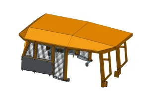 Heavy Duty Canopy fits CAT D7R