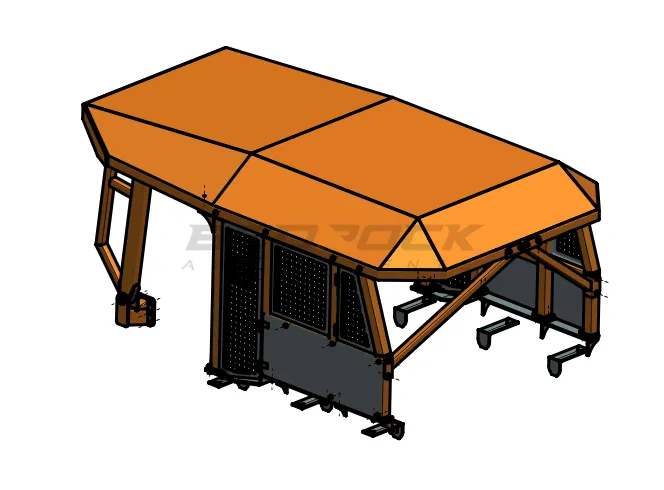 Heavy Duty Canopy fits CAT D7R