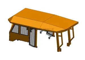 Heavy Duty Canopy fits CAT D8T