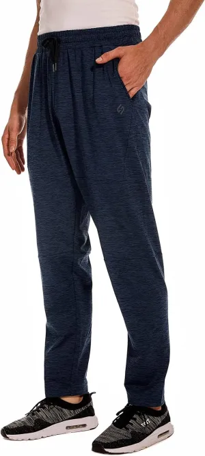 HODOSPORTS 32"/34"/36"/38"/40" Inseam Tall Mens Sweatpants Zipper Pocket Extra Tall Joggers Workout Pants