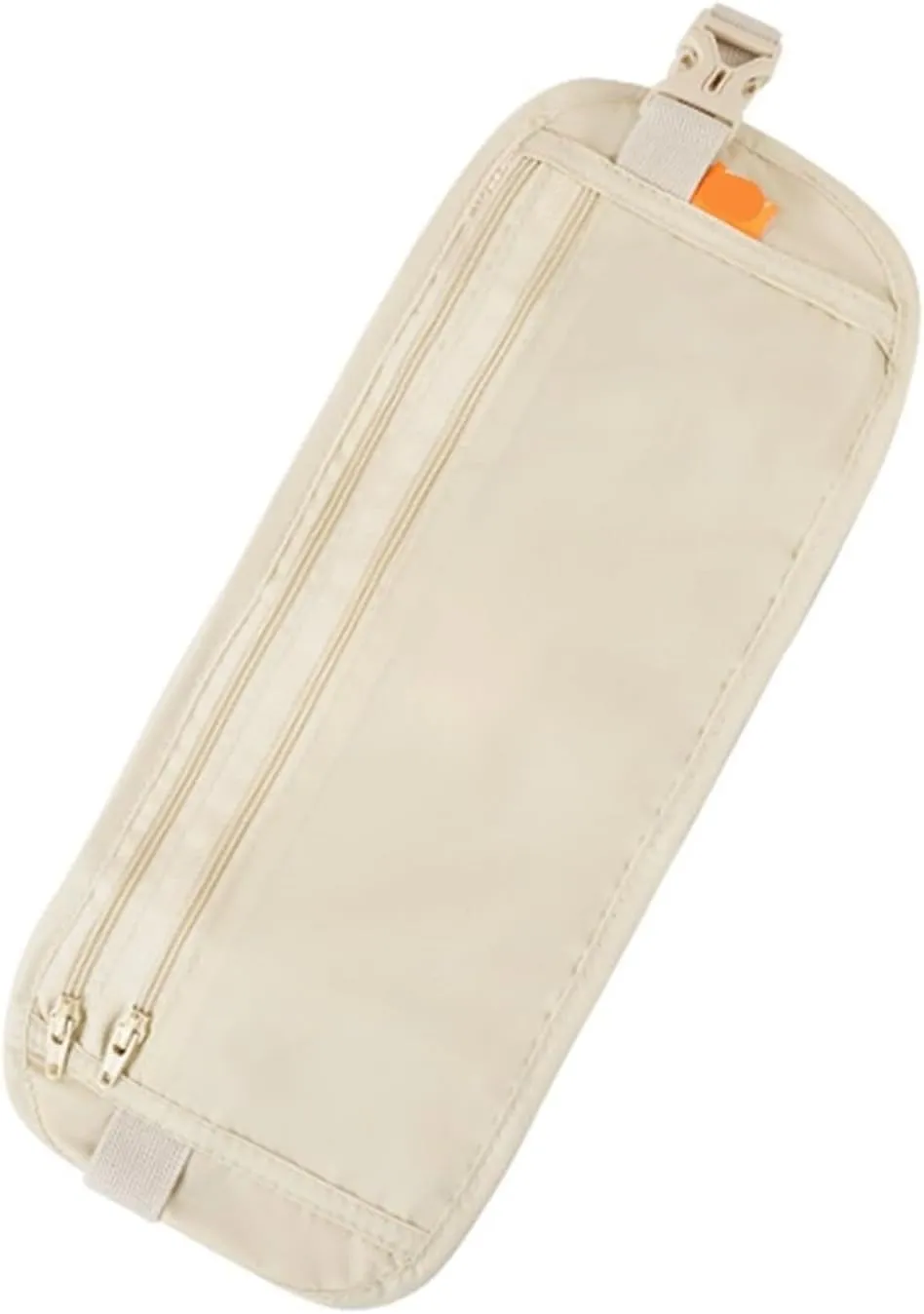 Invisible Travel Waist Packs Pouch For Passport Money Belt Bag Hidden Security Wallet Gift Travel Bag For Fitness and Running(Beige)