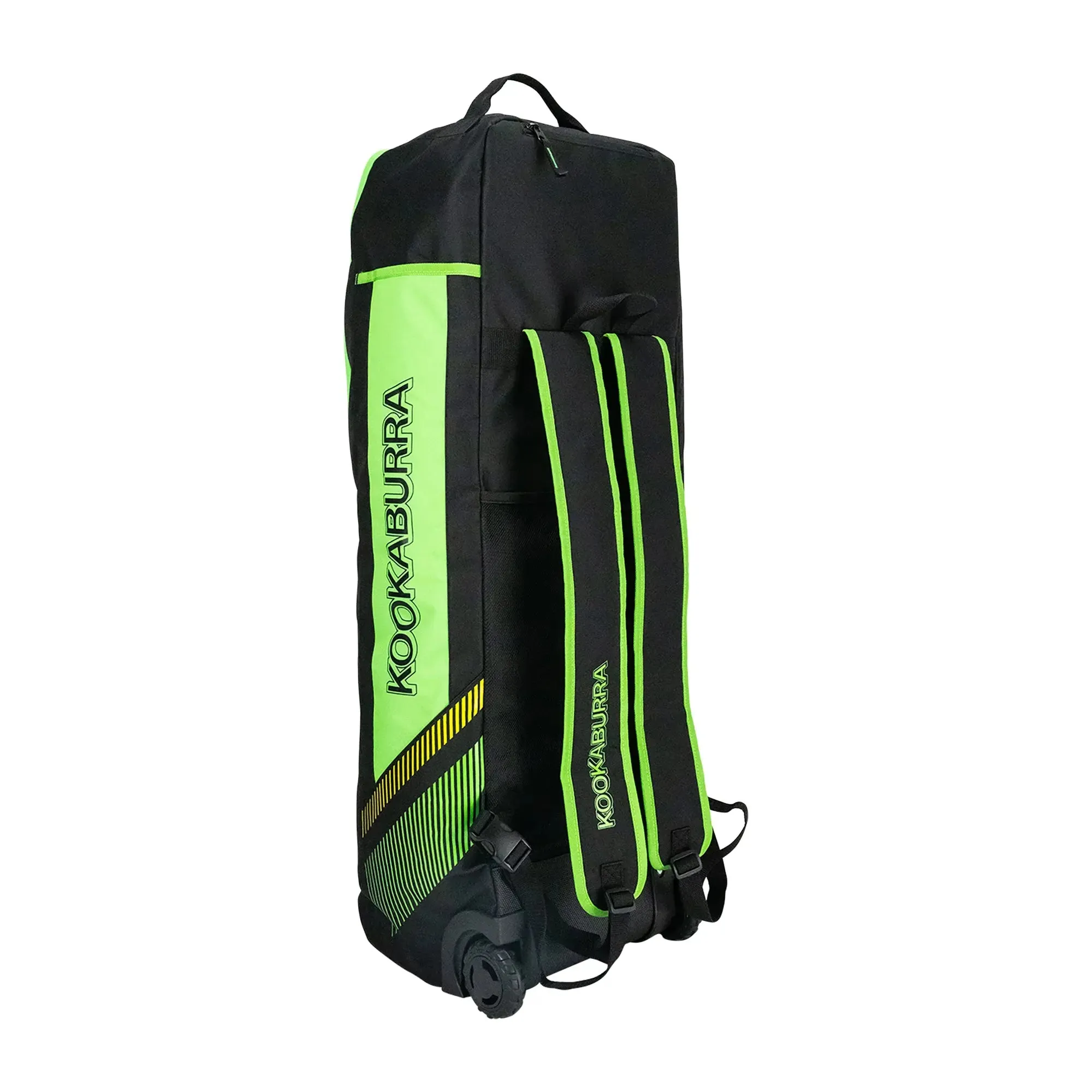 Kookaburra 5000 Wheelie Duffle Bag Black/Green