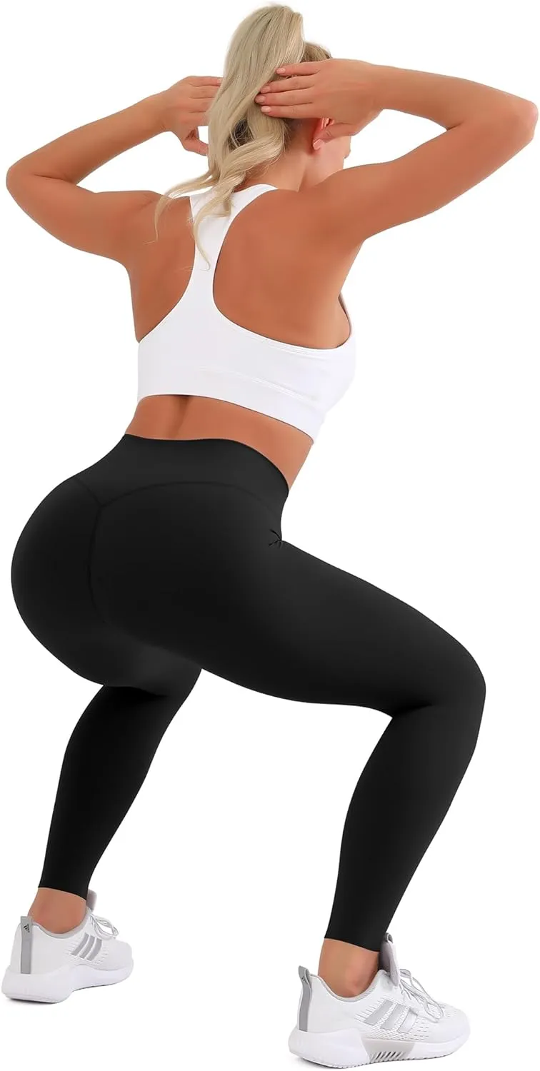 Leggings for Women Soft High Waisted Tummy Control No See Through Workout Yoga Pants for Athletic Plus Size