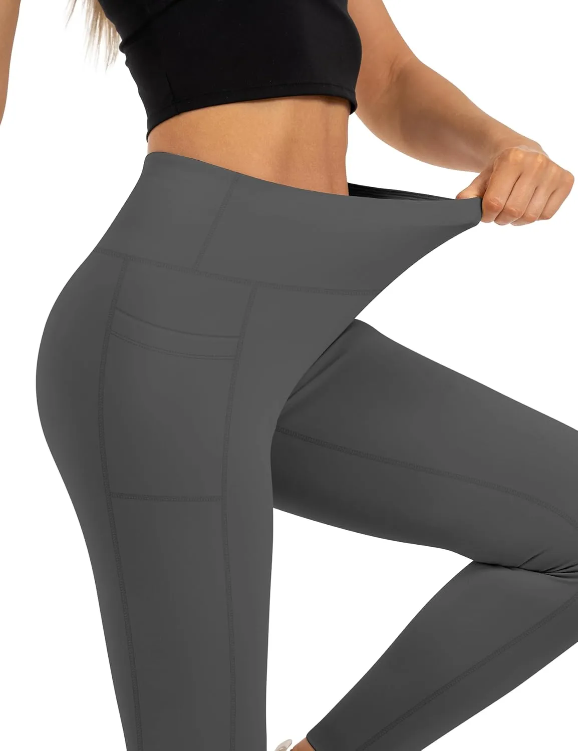 Leggings for Women Soft High Waisted Tummy Control No See Through Workout Yoga Pants for Athletic Plus Size