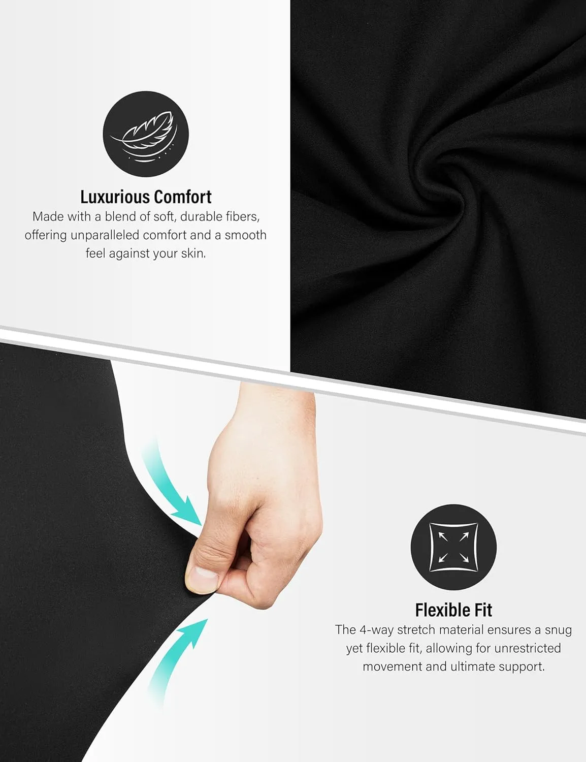 Leggings for Women Soft High Waisted Tummy Control No See Through Workout Yoga Pants for Athletic Plus Size
