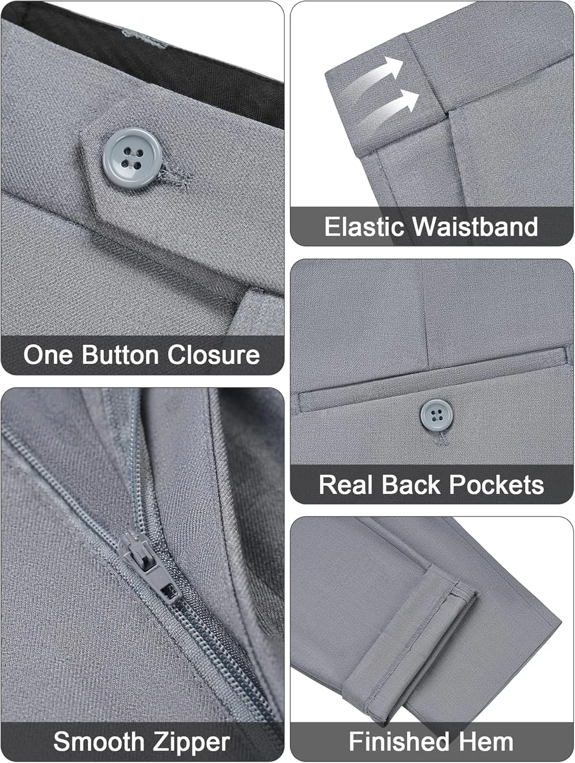 MAGE MALE Men's 2 Piece Suit Elegant Solid Double Breasted Slim Fit Tuxedo Suit with Blazer and Pants