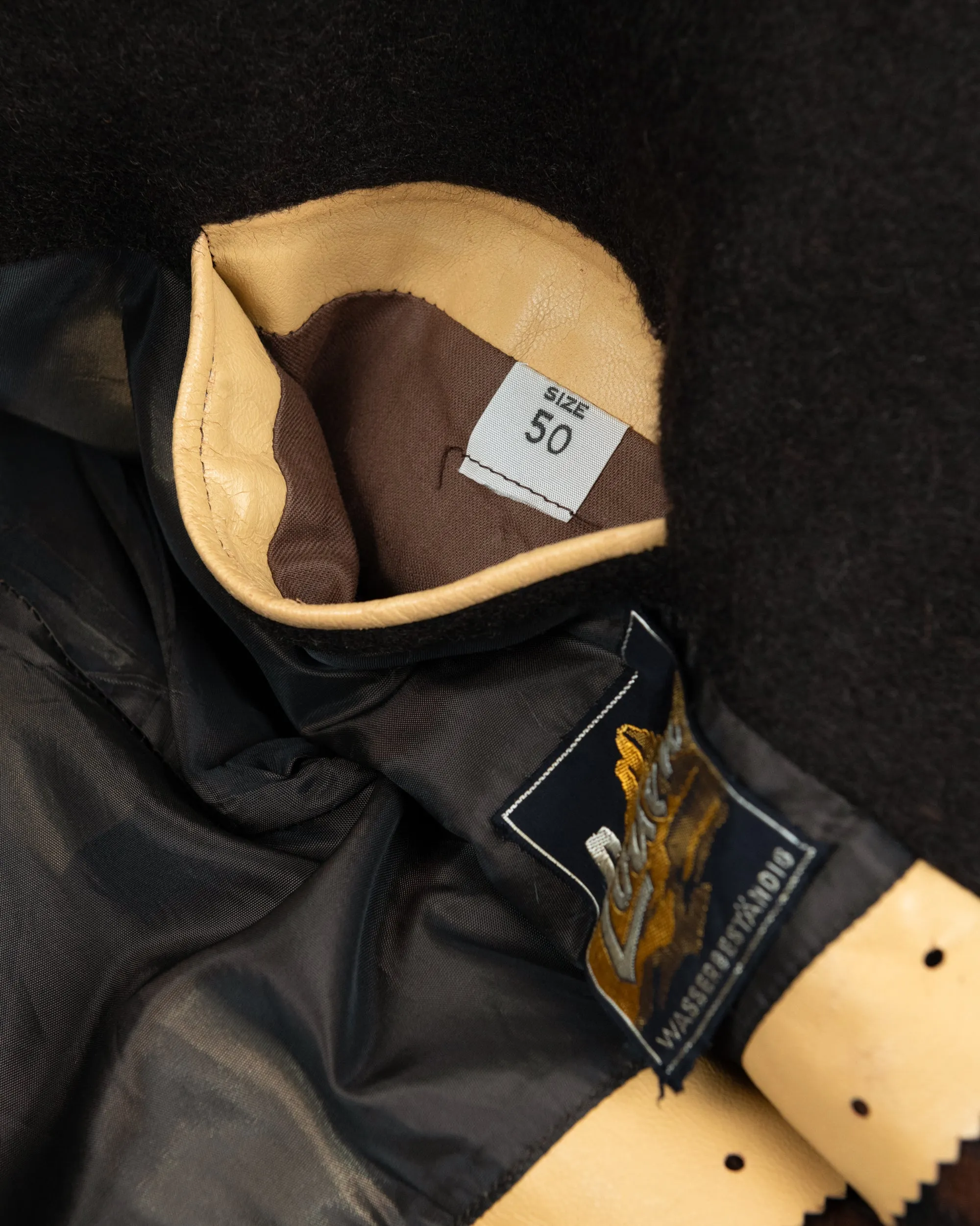 Mens Loden Wool Double Breasted Coat, US 40, EU 50