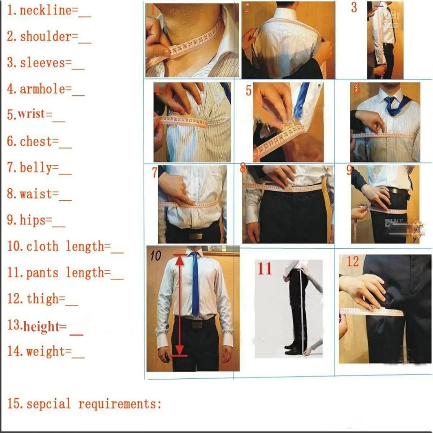 Men's Suit Formal Jacket Pants Vest 3-Piece Set Wedding Tuxedo Groom Slim Fit Blazer Work Clothes