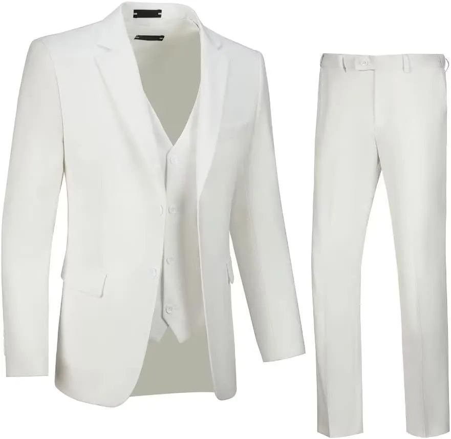 Men's Suits Tuxedo Suit Outfits for Men 3 Pieces Mens Wedding Business Formal Suit Set Jacket Vest Pants
