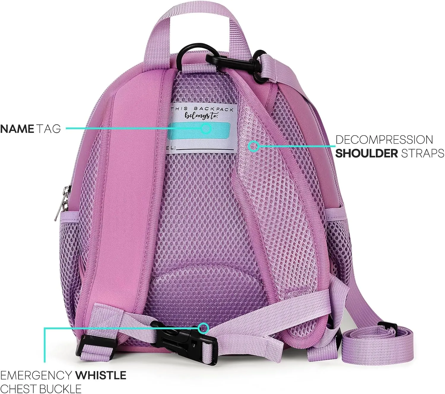 mibasies Backpack Leash for Toddlers 1-3: Baby Backpack with Leash for Boys Girls - Butterfly Backpack - 9inch Mini