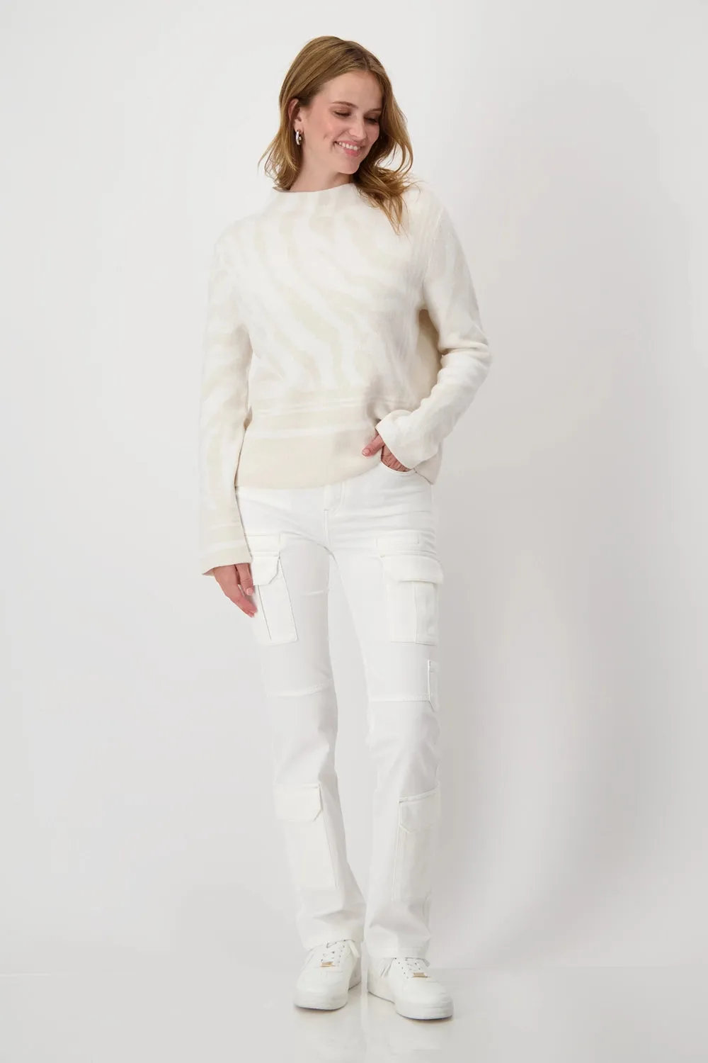 Monari Animal Print Jumper 807872