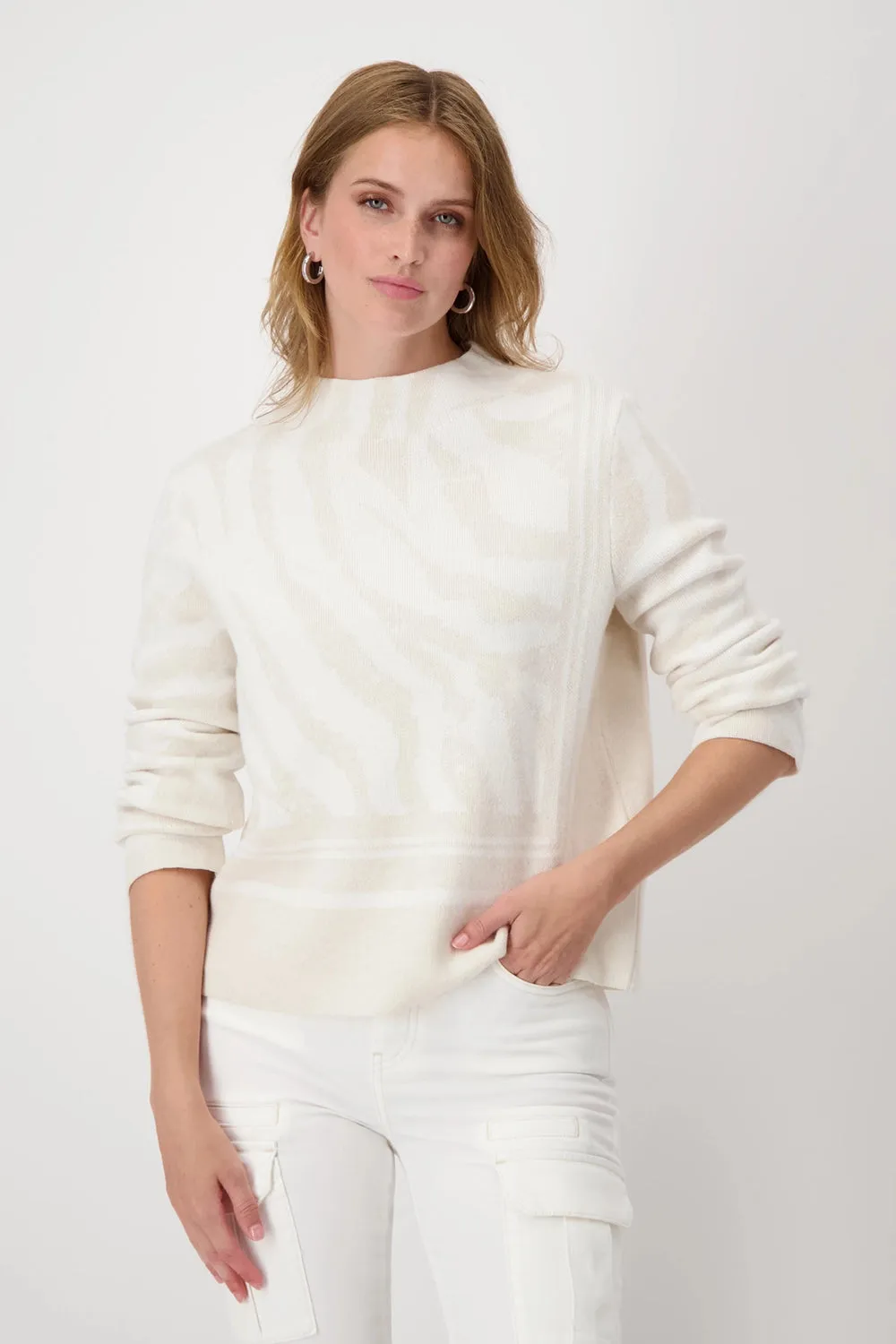 Monari Animal Print Jumper 807872