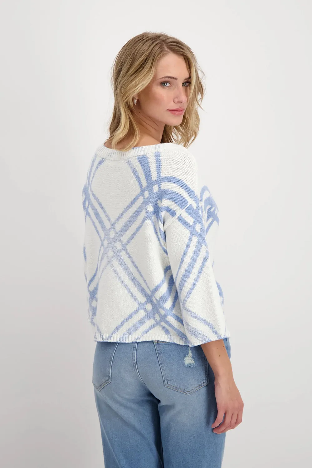 Monari Boat Neck Pullover 408418