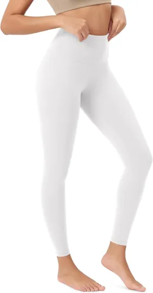 ODODOS Body-Hugging Workout Leggings with Back Pocket for Women, 25" /28" High Waist Yoga Pants