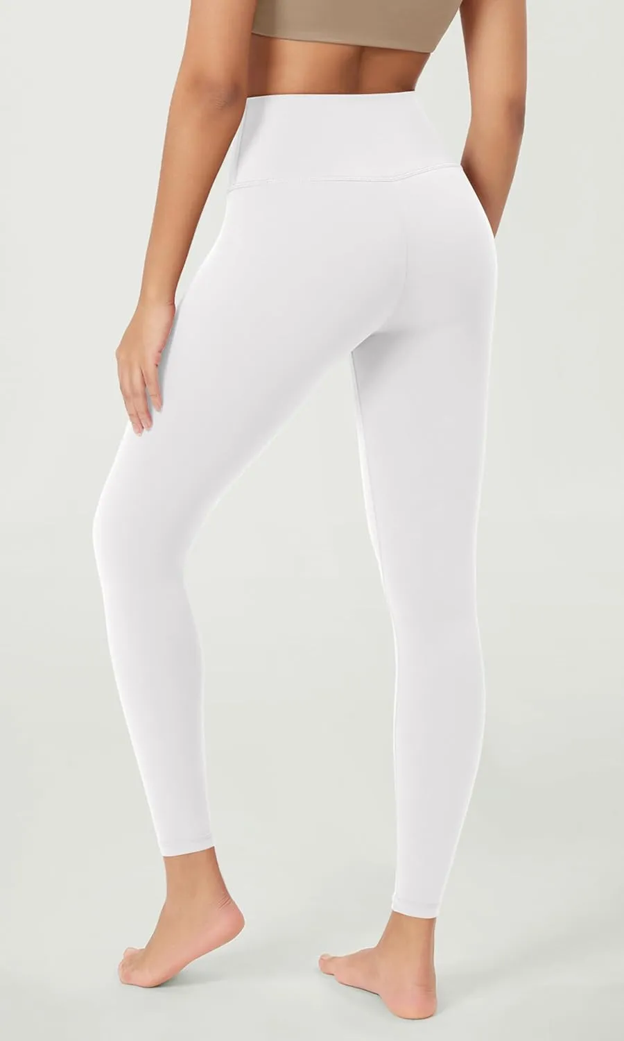 ODODOS Body-Hugging Workout Leggings with Back Pocket for Women, 25" /28" High Waist Yoga Pants