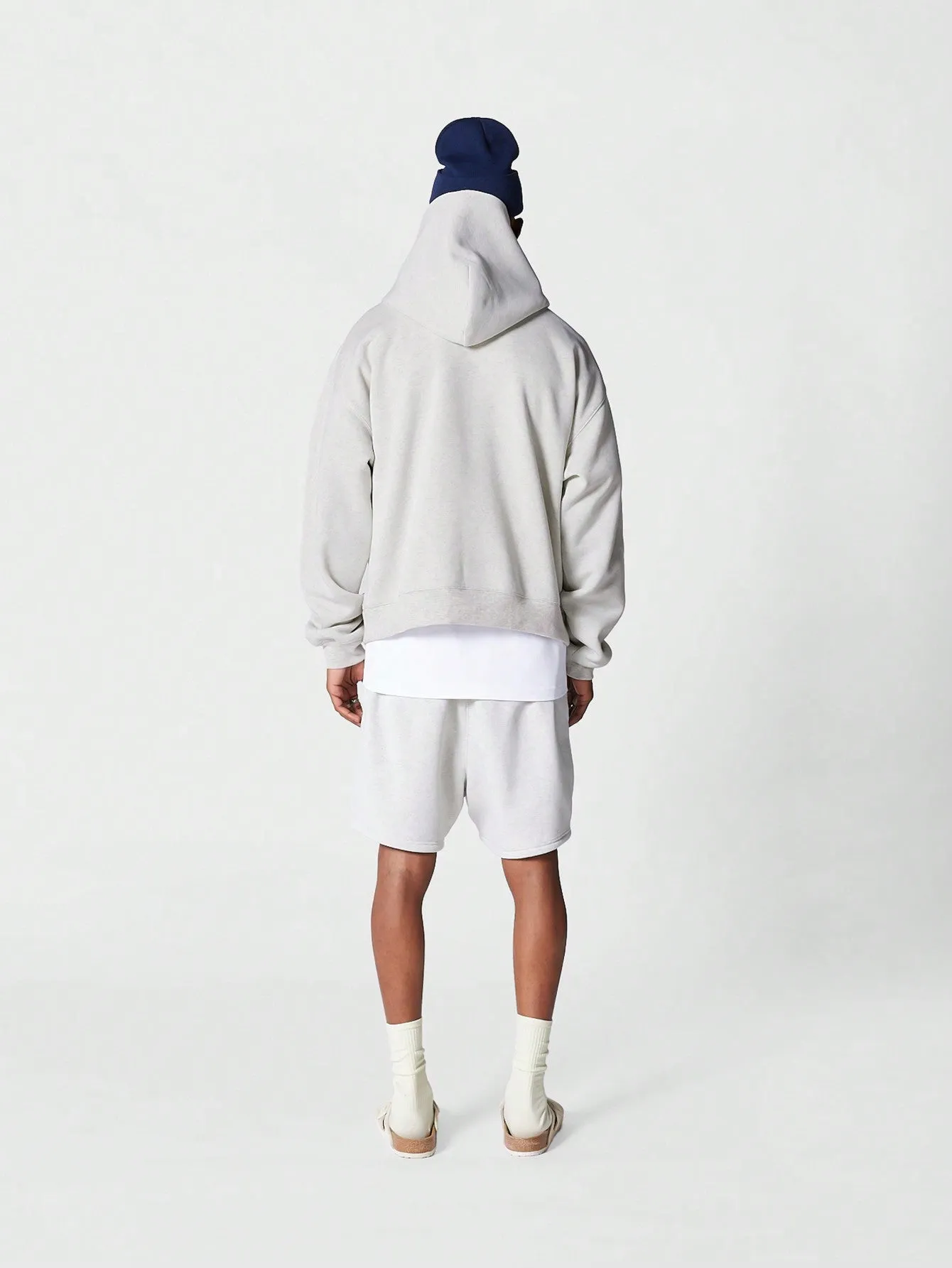 Overhead Hoodie With Front Toweling Print