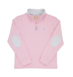 Palm Beach Pink/Buckhead Blue Canter Collar Half-Zip