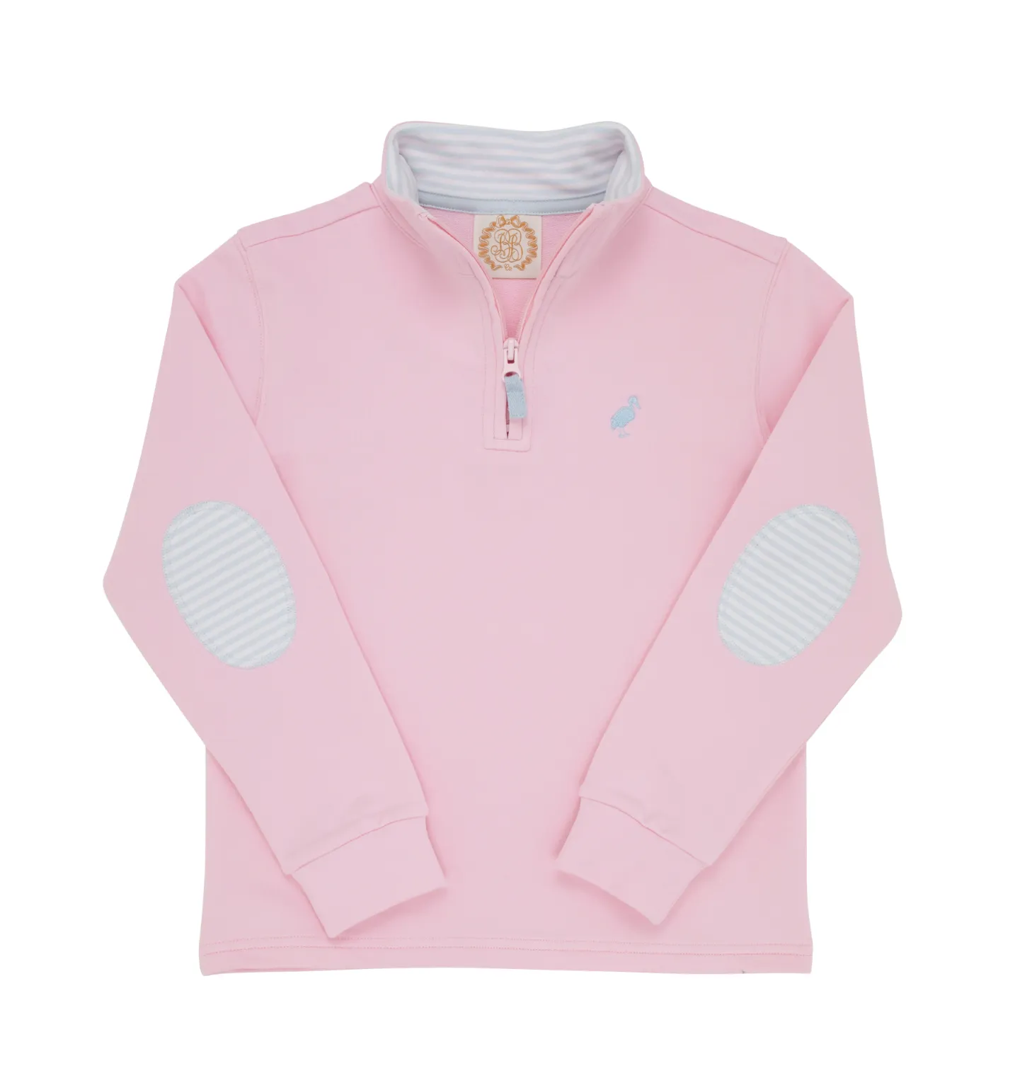 Palm Beach Pink/Buckhead Blue Canter Collar Half-Zip