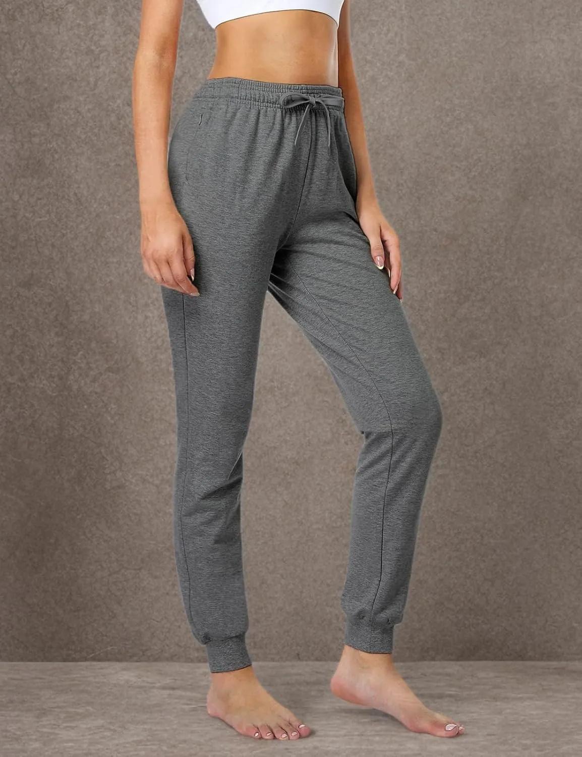 Safort Women Joggers Pants 30"/32"/34"/36" Tall Inseam Athletic Tapered Sweatpants Workout Lounge with Pockets
