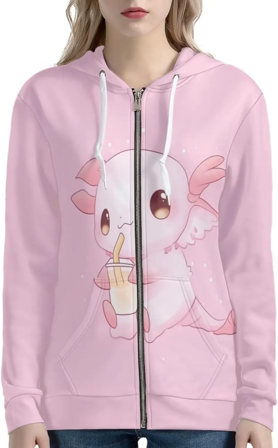Showudesigns Zip Up Women's Hoodies & Sweatshirts XS-5XL
