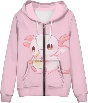 Showudesigns Zip Up Women's Hoodies & Sweatshirts XS-5XL