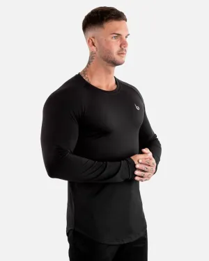 Street Tech. Longsleeve Tee - Black Marl