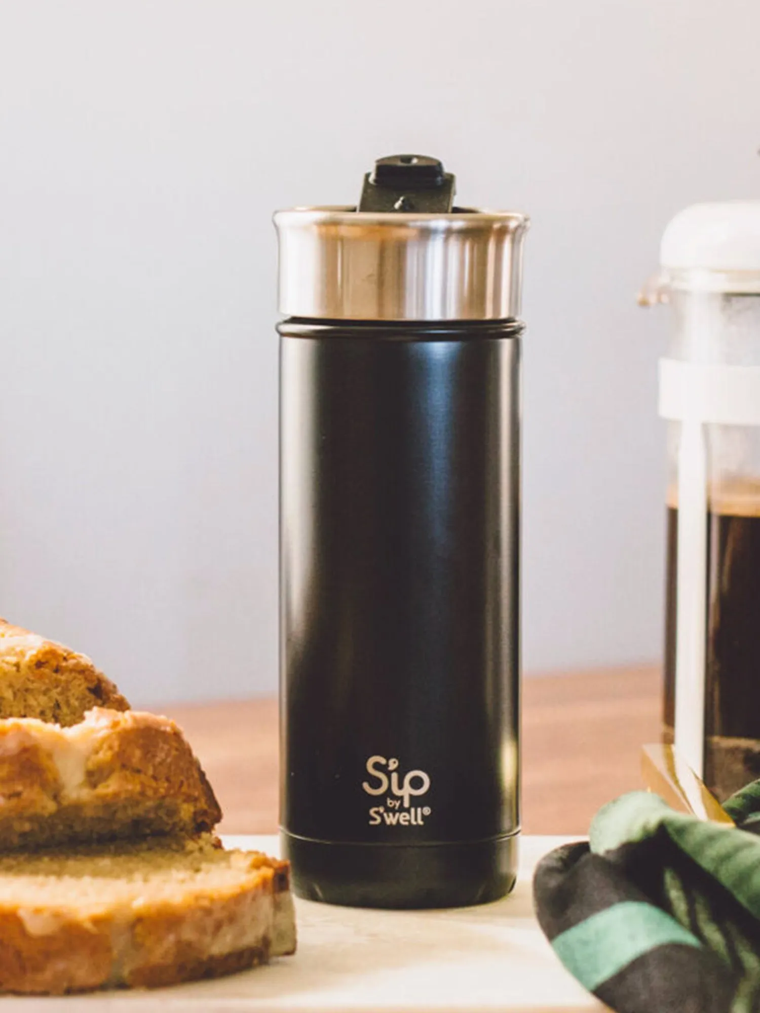 S'well Travel Mug 16oz, Coffee Black