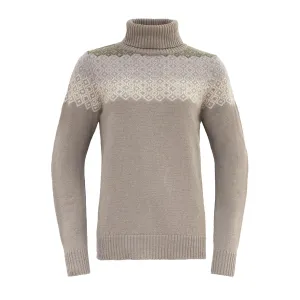 SYVDE WOOL HIGH NECK WOMAN STONE