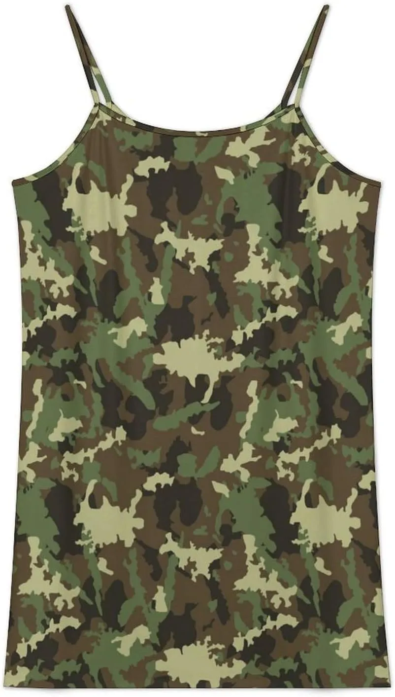 TAIZIYEAH Camouflage Pattern Cropped Hem Shirt Womens Summer Cute Short Sleeve